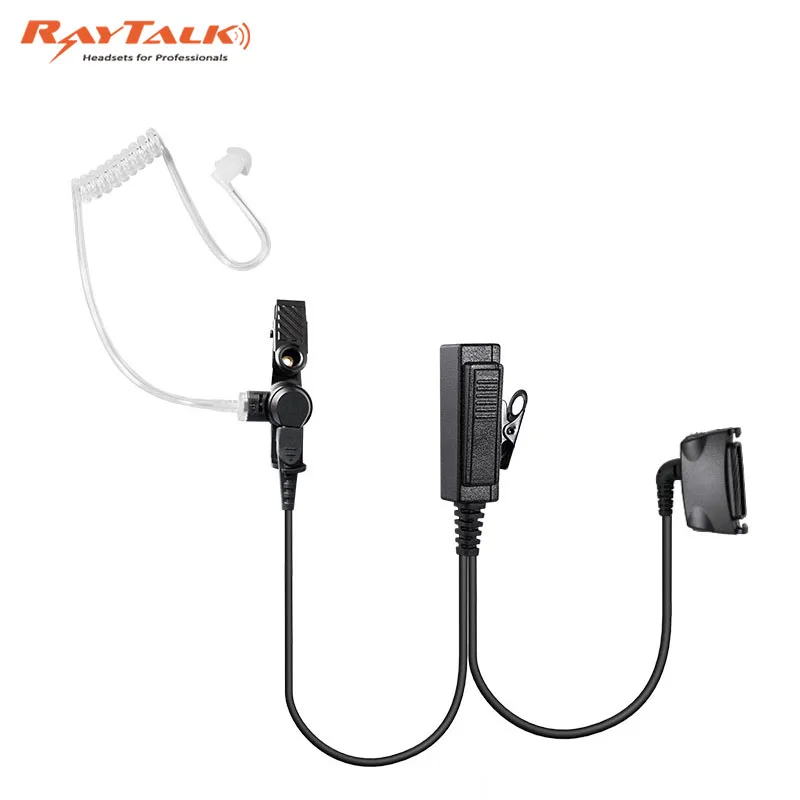 Walkie Talkie Air Акустическая трубка наушник микрофон гарнитура для двухсторонних