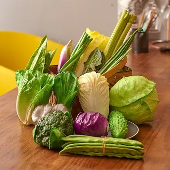 

Simulation Vegetable Model Props Green Vegetables Melon Fruit Food Food Decoration Cabinet Window Model Room Decoration 2020