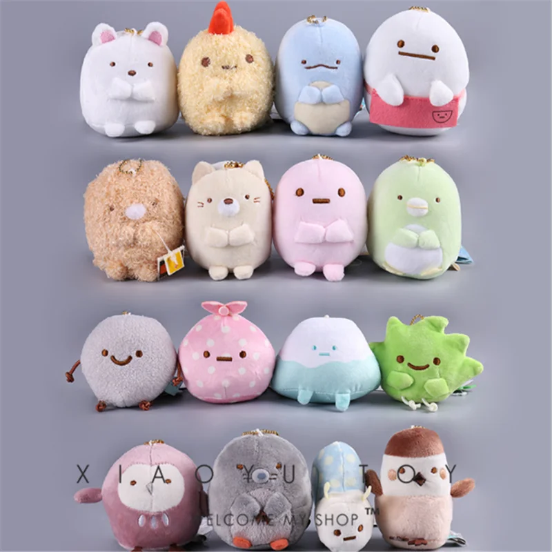 8cm Kawaii Japanese Anime Sumikko Gurashi San-x Handheld Biological Stuffed Plush Toy Cute Cartoon Animal Doll For Kid Gift | Игрушки и