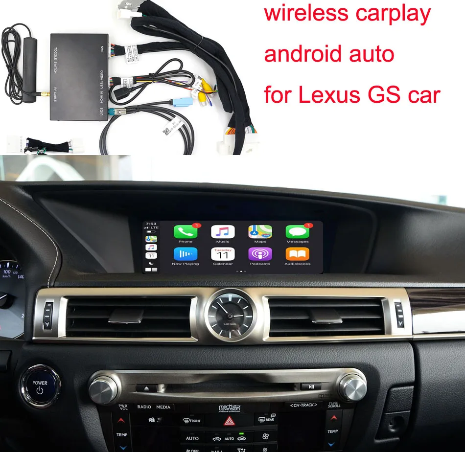 Carplay Wireless for Lexus GS GS300 GS350 GS450 2012-2020 Android 