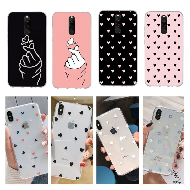 Силиконовый чехол для Xiaomi Redmi 8A чехлы с полной защитой мягкая задняя крышка 8 7A Note