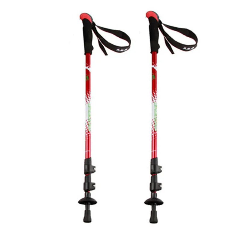 2 шт./лот, телескопические палки для скандинавских прогулок, ультралегкие треккинговые палки, анти-шок, походные палки для альпинизма, трости для ходьбы