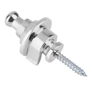 

TSAI 1pc Lock Pins Screw for Guitar straps bass Round Head Strap or Electric Acoustic Bass Guitarra players popular newest