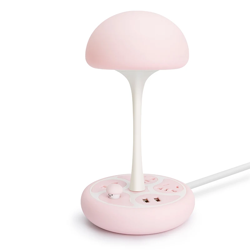 

Multi-purpose Charging Decor Gift Desk Lamps Creative LED Night Light Porous Socket Plug-in Board With Usb Socket Home Dormitory