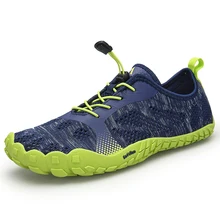 Пляжная водонепроницаемая обувь; обувь с изображением пальцев; мужские летние дышащие резиновые шлепанцы для плавания; женская обувь для плавания; быстросохнущая обувь для плавания; цвет морской волны