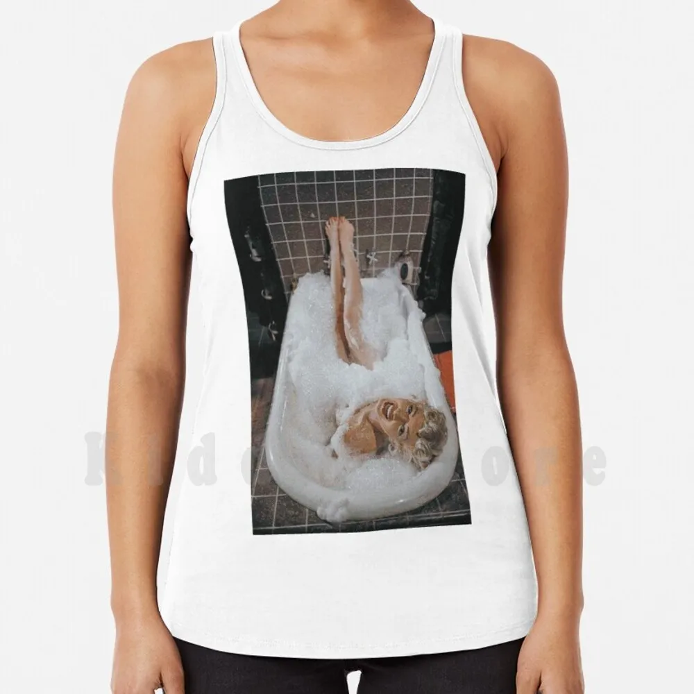Marilyn Monroe Nella Vasca Canottiere Canottiera 100% Cotone Marilyn Monroe Marilyn Marilyn Bath Squeaky Clean Anni '50