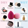 10/20/50Pcs Cosmetic Puff Women's Foundation Makeup Sponge Beauty Face Cosmetics Blending Sponge Water Drop Shape Makeup Puffs 4