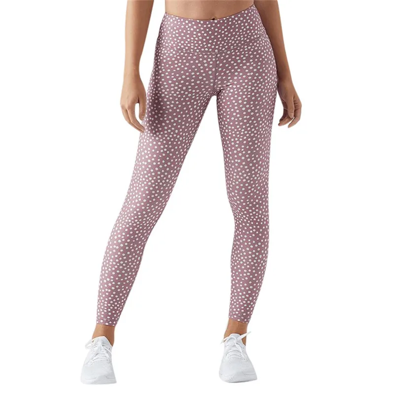leggings fitness Новинка обтягивающие женские леггинсы для фитнеса спортивная форма Леггинсы для женщин круглый принт тренировочные с высокой талией леггинсы J6 - Цвет: leggings fitness