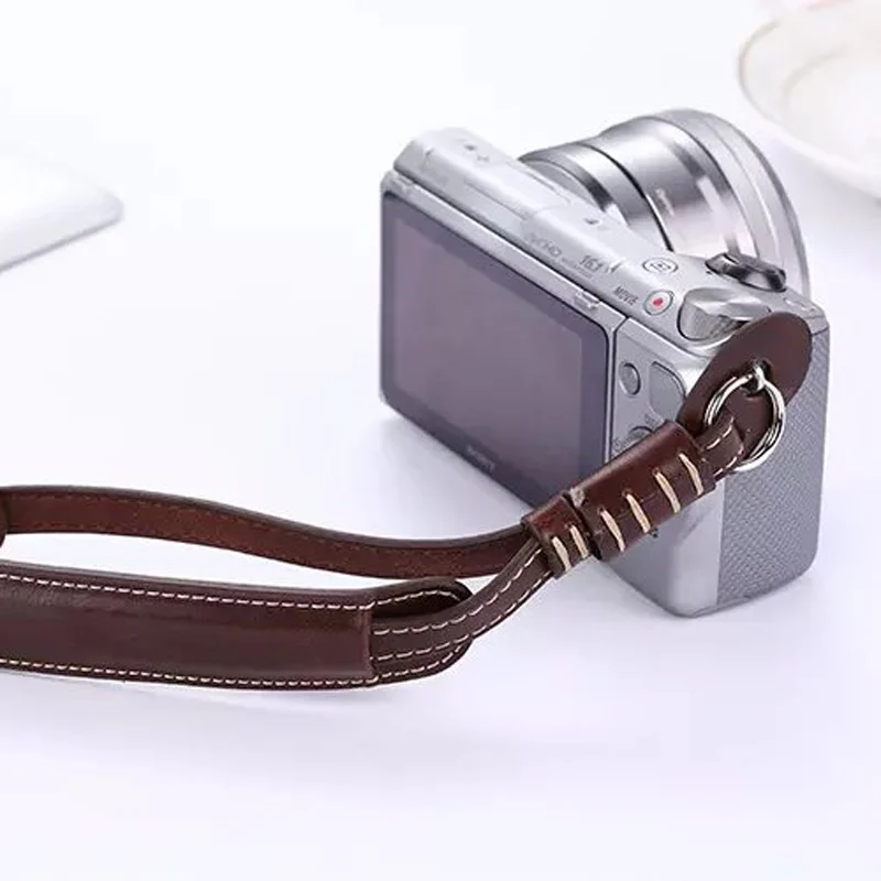 Наручный ремешок для камеры ремень из искусственной кожи ремешок для DSLR камеры sony Canon