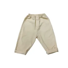 WLG/демисезонные штаны для мальчиков и девочек; Детские повседневные штаны цвета хаки; универсальные брюки для маленьких девочек 2-7 лет