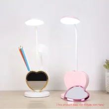Lámpara de escritorio LED regulable para niños, luz de noche para dormitorio, mesita de noche, escritorio, lámpara plegable de aprendizaje para estudiantes, oficina y hogar