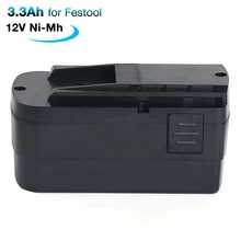 Akumulator 12V 3.3 Ah Ni-mh do Festool Festool C 12 C 12 Duo C 12 LI T 123 T 123 Li T3 TDK 12 564167 564378 491821 494522 494917