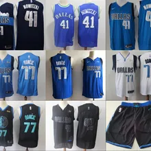 Мужские, женские, молодежные, Детские баскетбольные шорты, Dirk Nowitzki Luka Doncic, трикотажные изделия