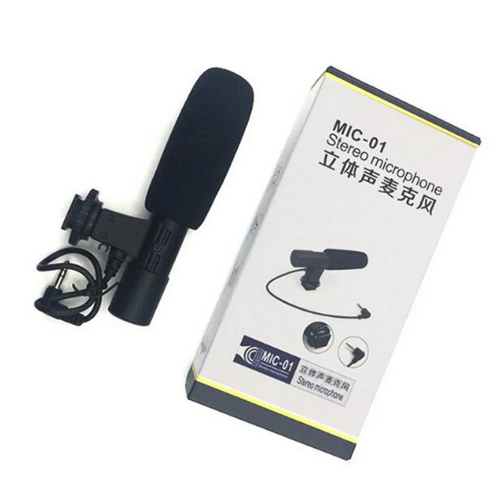 Camera Microphone Video Microphone for DSLR Camera DV Photography Interview Microphone with 3.5mm Interface