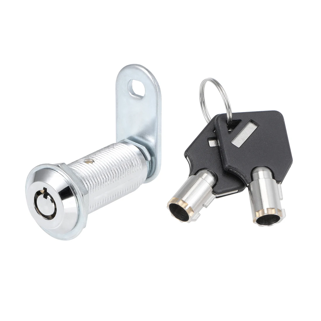 Uxcell трубчатый cam lock 40 мм цилиндр Длина хромированная отделка разные ключи