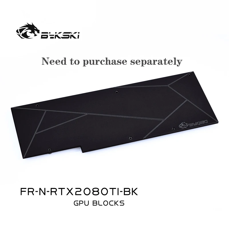 Блок питания Bykski для NVIDIA RTX 2080Ti/2080 медный блок Raidator с полным покрытием
