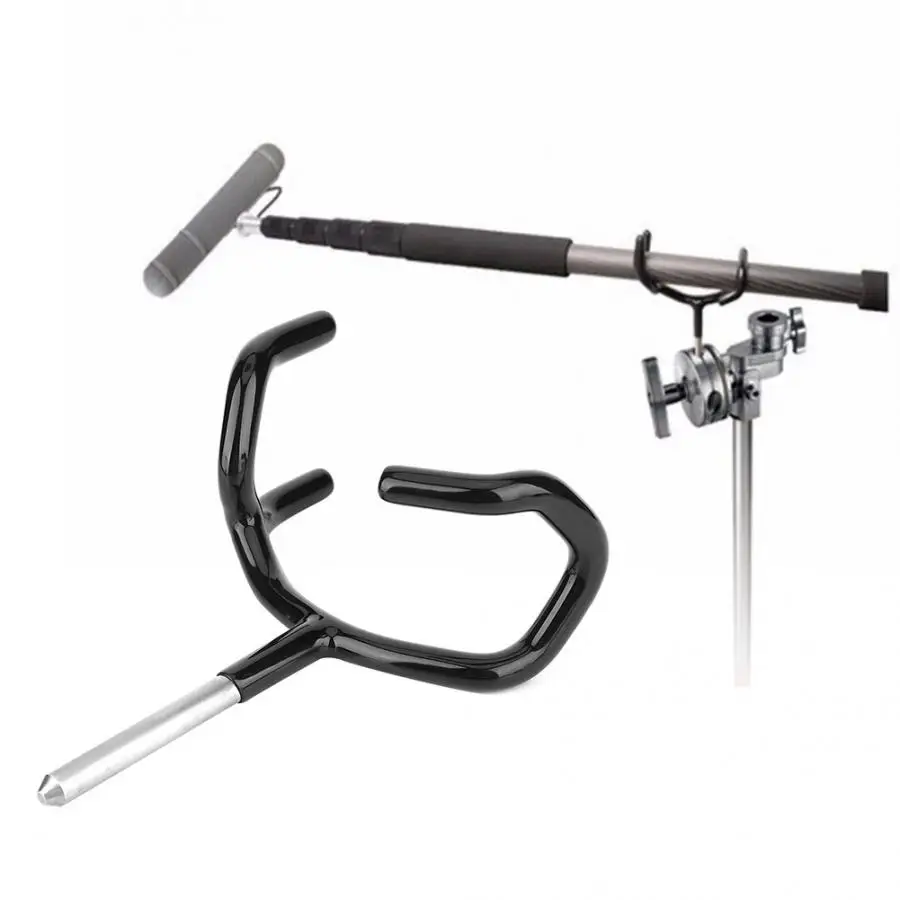 Легкая вытяжка EBH-129 C-Stand Аудио Микрофон стойка полюс 3-1/2 дюймов поддержка держатель Bracket для Boompole для C-подставки подставка для микрофона