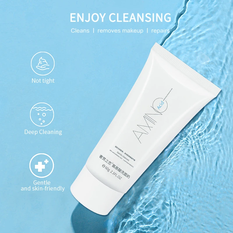 Amino Acid Face Cleanser Moisturizing Brightening Hydrating Oil Control