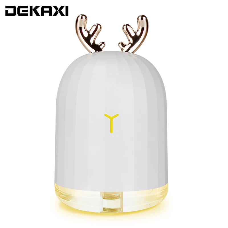 

DEKAXI 220ml USB Aroma Essential Oil Diffuser Ultrasonic Humidifier with 7 Color Change LED Night light Cool Mist for home