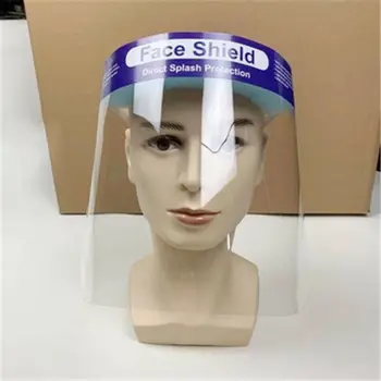 

5Pcs Adjustable Full Face Shield Plastic Anti-fog Protective Mask Cover Mask Flip-Up Visor Industry Dental Medical Guard