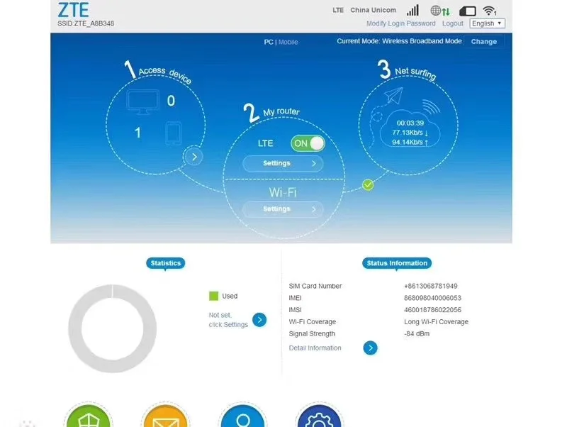 Zte разблокированный MF283u LTE/4G беспроводной Wi-Fi маршрутизатор Точка доступа-100 Мбит/с белый+ 2 шт 4G белая антенна