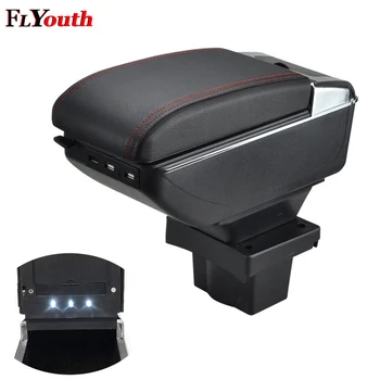 

Armrest Box For Skoda Octavia A5 Yeti 2007-2014 USB Charging Car Arm Rest Rotatable Centre Console Storage Box Car Styling