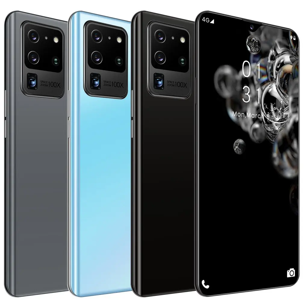 S20 Pro 6 дюймовый смартфон 2 + 16g капли воды большой экран ультра тонкий