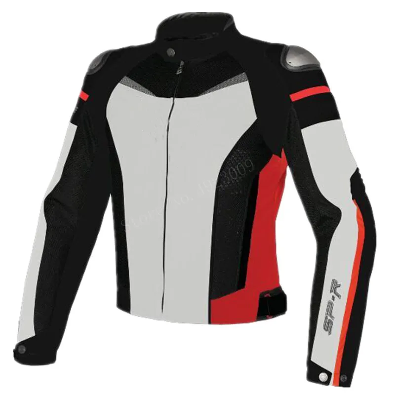 

Summer Motorcycle Jackets Moto Racing Windproof Jackets Men Dain Super Speed Textile Motorbike Jacket With 5pcs Protectors