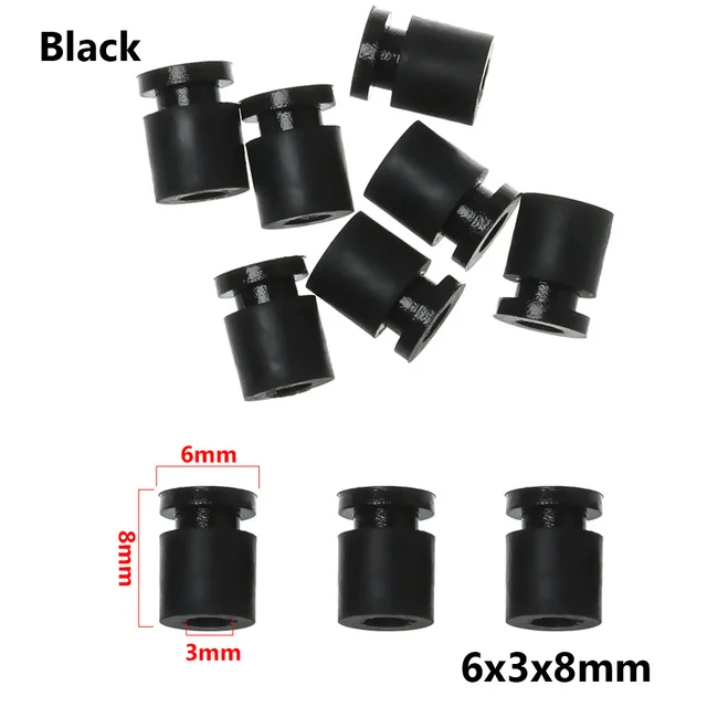 Black M3x8mm