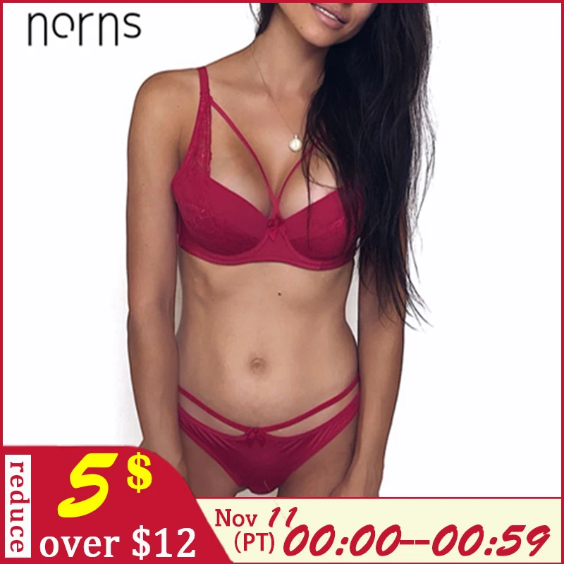 Ropa-interior-sexy-de-mujer-de-Norns-conjunto-de-lencer-a-de-encaje-conjunto-Sujetador-push