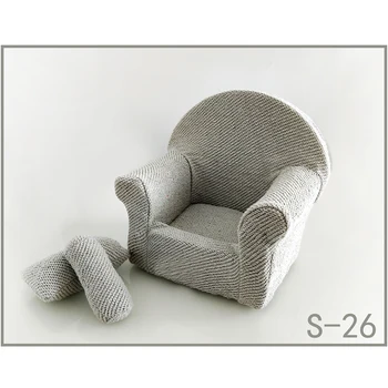 

Soft Durable Pose Studio Newborn Baby Sofa Set Photography Props With Cushion Shoot Arm Chair Small Practical Accessories Seat