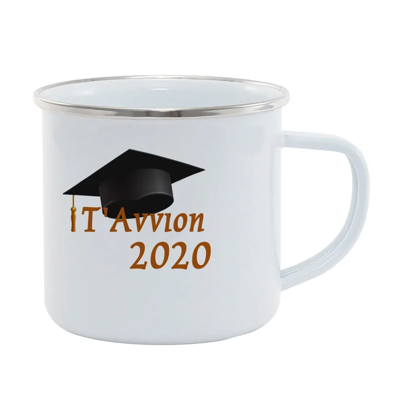 

Stainless Steel Camping Coffee Mug Personalized Custom name!! Graduation Cap Gifts Mug,Birthday Christmas Outdoors Wedding Metal