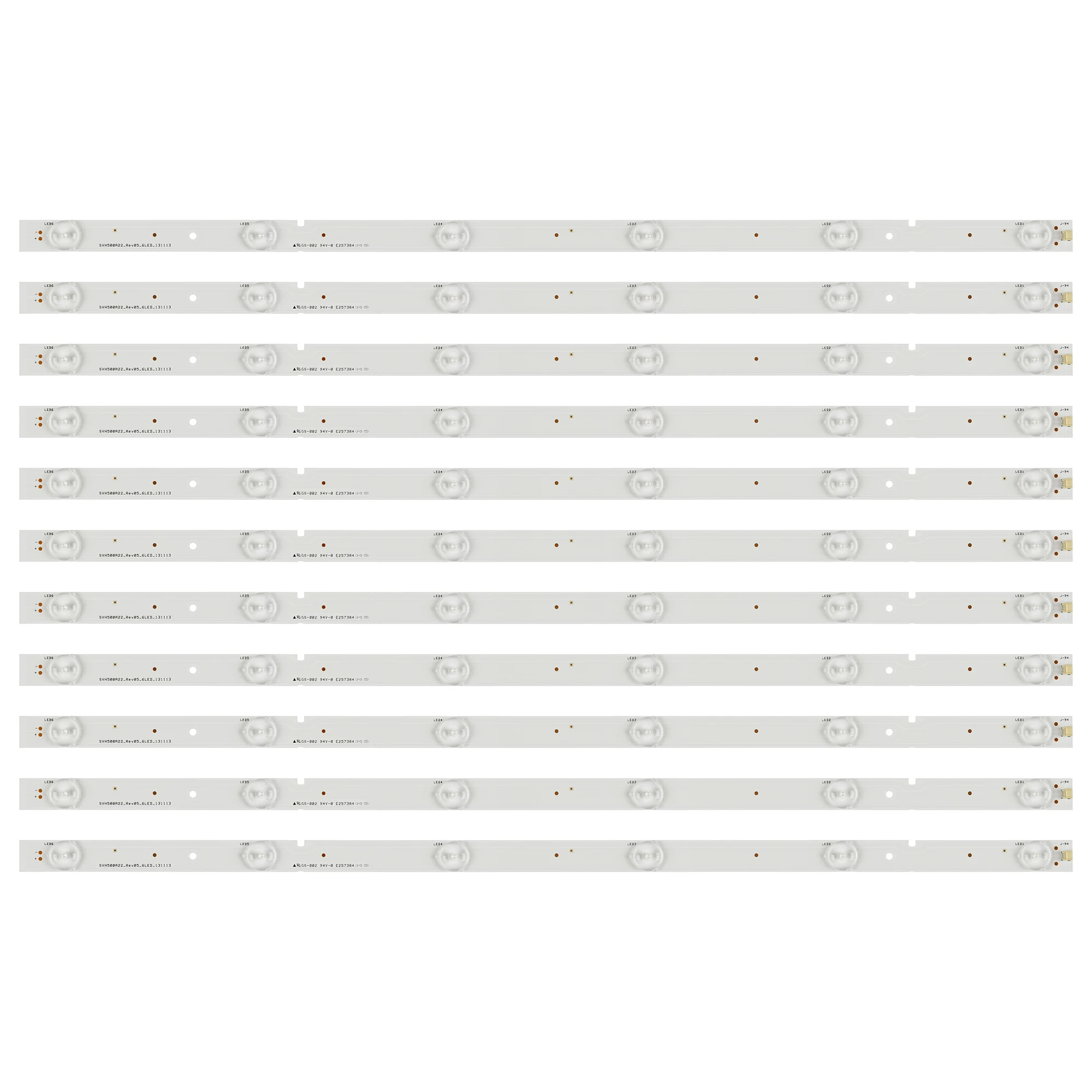 11 шт./лот Новинка для Hisense 50K23DG 50K22DG 50H5G 50H3 светодиодная подсветка SVH500A22_REV05_6LED_131113 |