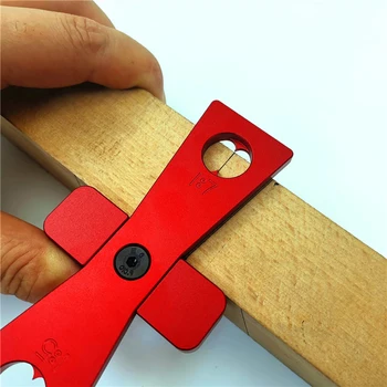 

Tool Woodworking Scriber Aluminum Alloy Dovetail Marker Template Gauge