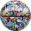 New Colorful Flower Shoes Graffiti Wear-resistant Outdoor Basketball Limited Edition Street Trend Cool Adult No.6  7 Feel King 5