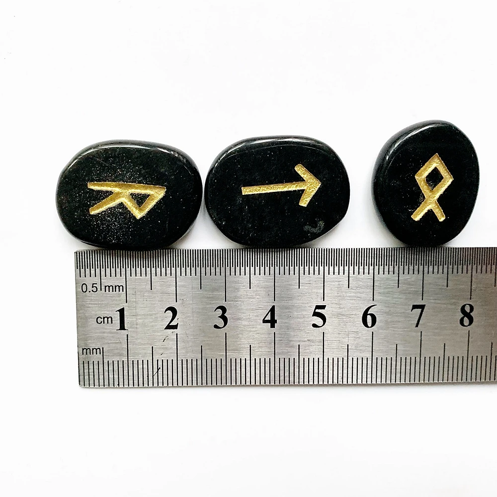 obsidian palm stone runes size