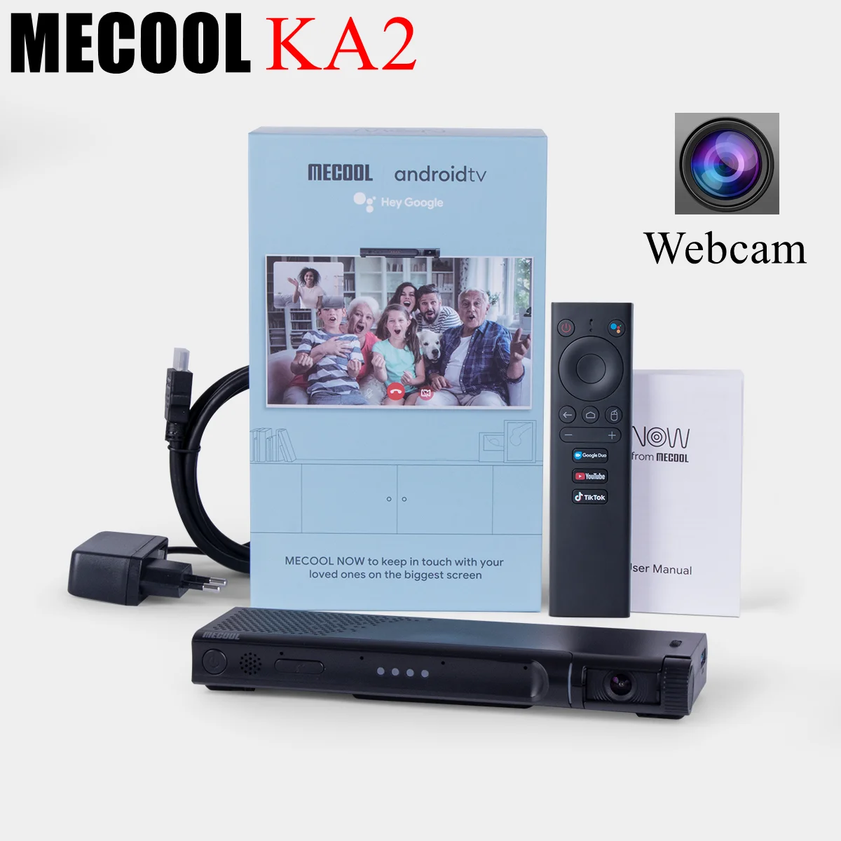 Mecool KA2 NOW Android TV Box With Camera Amlogic S905X4 Android 10 DDR4 HD  2.1 4K@60fps 2.4G&5G Video Calling Speaker Device|Set-top Boxes| -  AliExpress