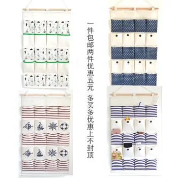 

20 Pocket 30 Pocket 42 Pocket 48 Pocket 54 Pocket Canvas Hanging Bag Face Mask Storage School Mobile Phone Storage Socks Storage