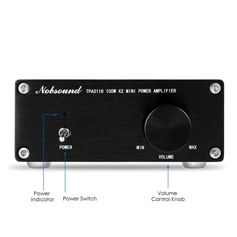 Douk аудио 200 Вт мини HiFi TPA3116D2 цифровой усилитель мощности двухканальный стерео