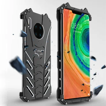 

For Huawei Mate 30 Case Original R-just Batman Armor Aluminum Metal For Huawei Mate 30 Pro Case Shockproof Coque
