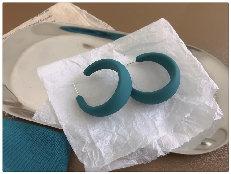 WYBU Super Beautiful Lake Blue Earrings Ins Popular Earrings for Women 2021 New Design Ear Drop Jewelry