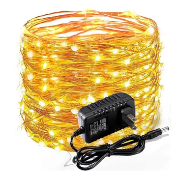 20M 30M 50M 100M Plug In Kerst String Licht Outdoor Koperdraad Fairy Light Garland Voor party Wedding Holiday Tree Decor