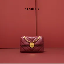 Кожаная женская сумка-мессенджер, новинка, Корейская версия, универсальная маленькая квадратная сумка на цепочке, ароматная мягкая сумка на плечо из воловьей кожи