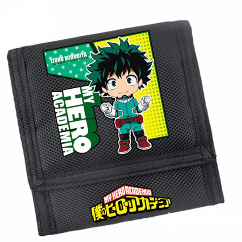 Кошелек унисекс с принтом My Hero academic кавайный короткий кошелек Bakugou Katsuki держатель