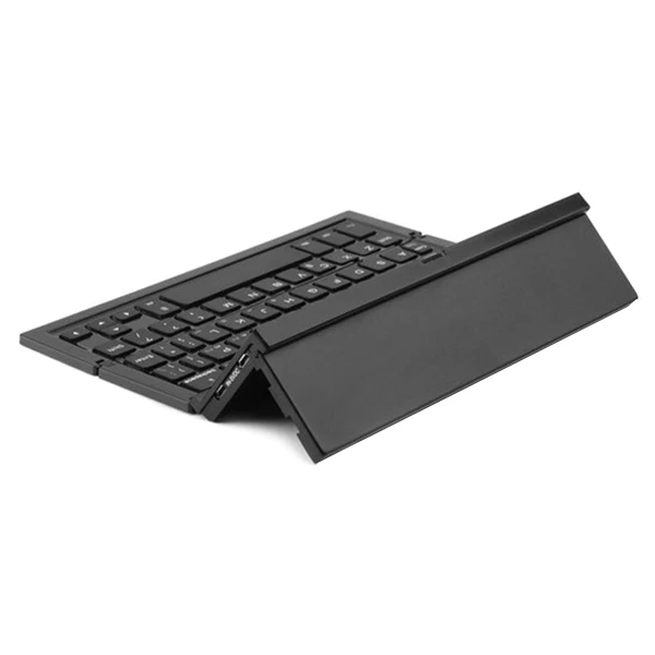 

Portable Ultra Slim Folding Wireless Bluetooth Keyboard with Stand Holder for Phone Pc Tablet Sir Shop