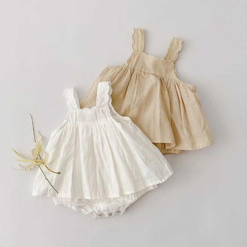 Summer Baby Boys Girls Cotton Jumpsuit