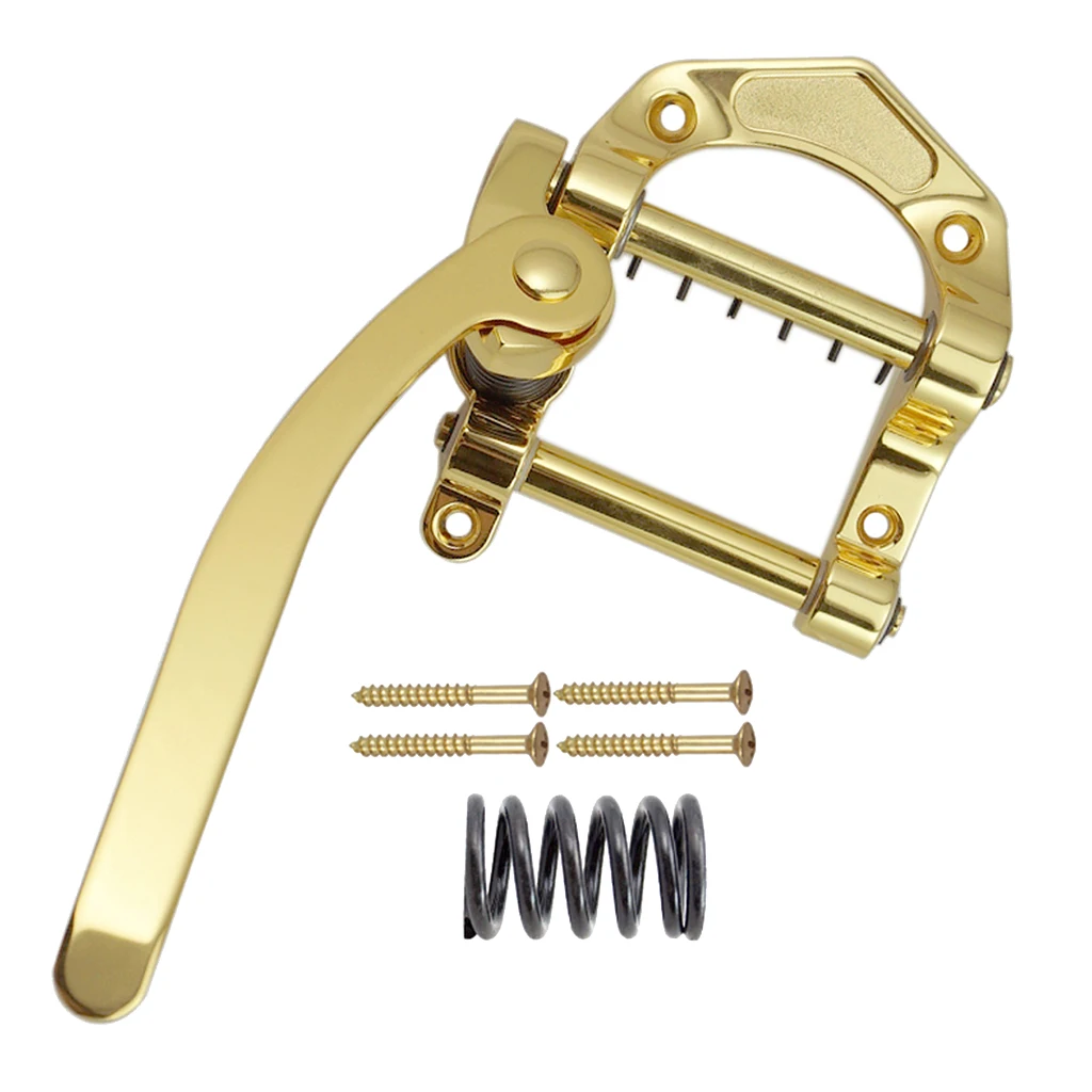 

Tremolo Bridge Tailpiece For B5 SG LP Electric Guitar Replacement Golden
