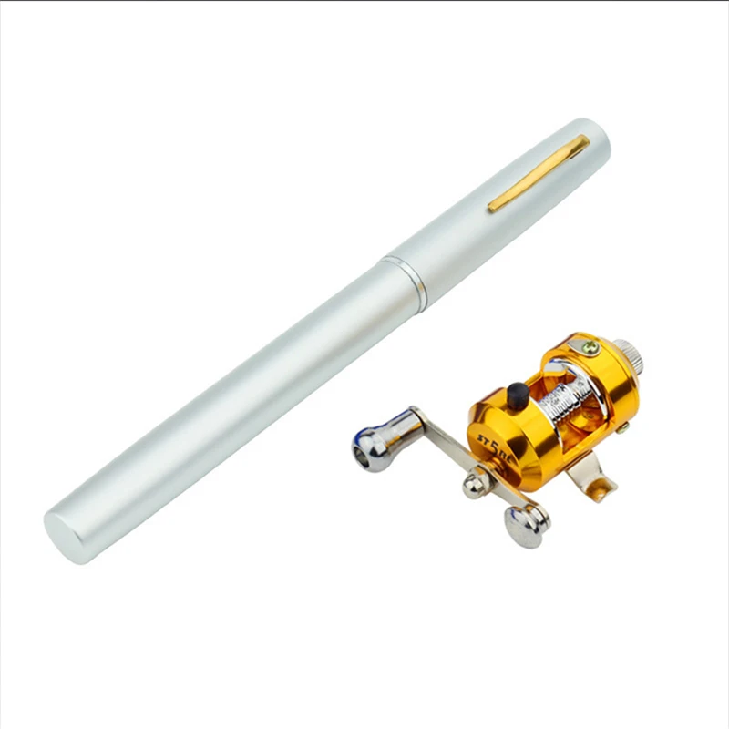 1 м зимняя спиннинговая ледяная Удочка телескопическая ручка удочки FRP Portabel A+ P Удочка дорожная Удочка с катушкой