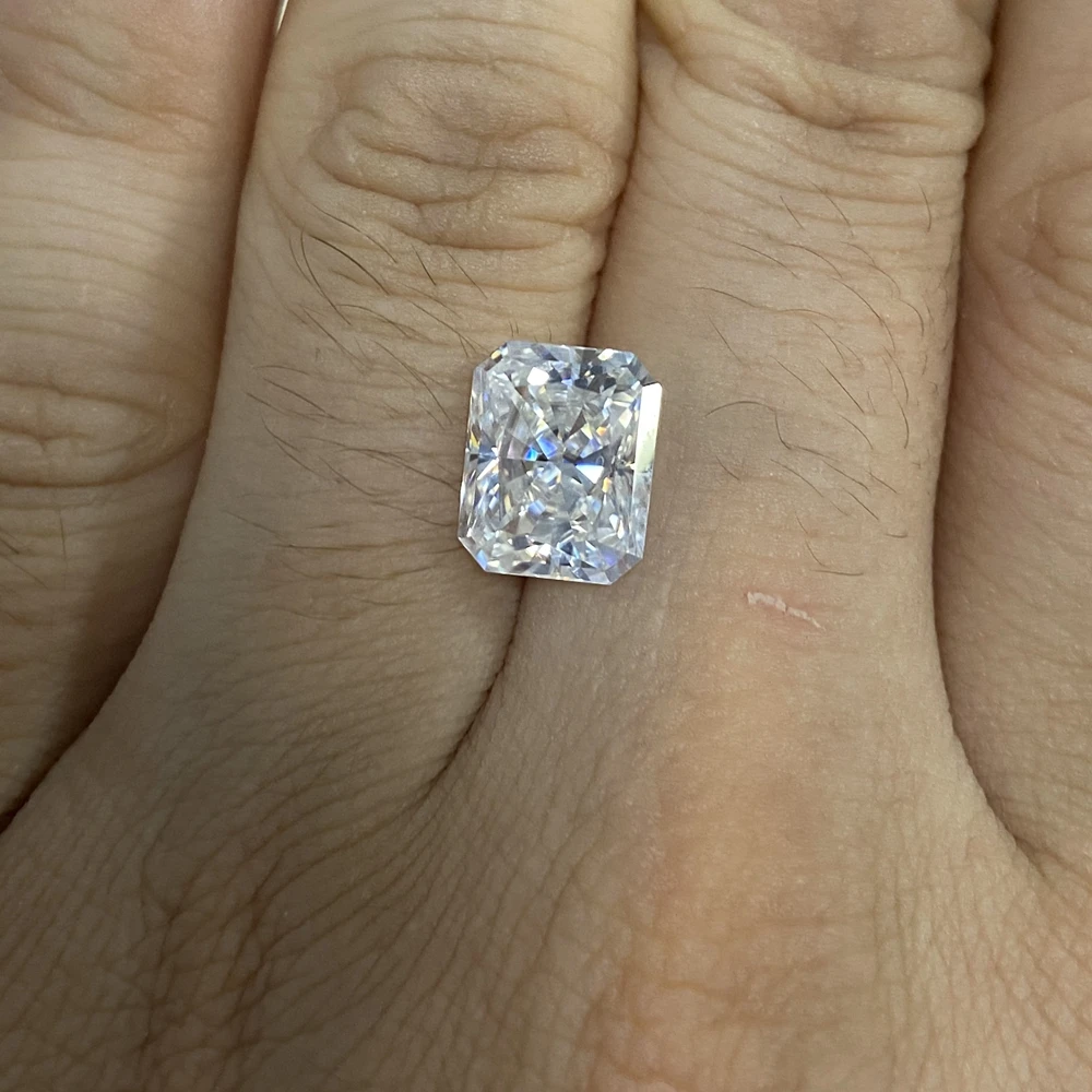 Mesidian GRA 7x9mm 3 Carats Colorless VVS Color D White Moissanite Radiant Cut Per Piece Price Gemstone