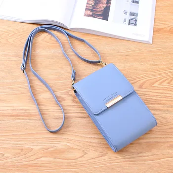 

Ladies Multifunction Mini Messenger Bag New Women Long Handbag Fashion Shoulder Phone Bag Female Phone Pocket Crossbody Bag 2020